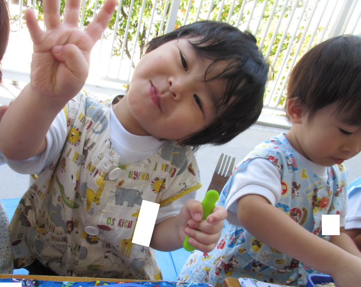 おいしかったね 2歳児 認定こども園マリア幼稚園